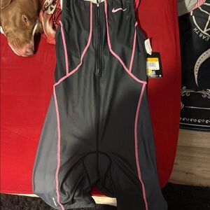 Nike Black triathlon with Pink Trim